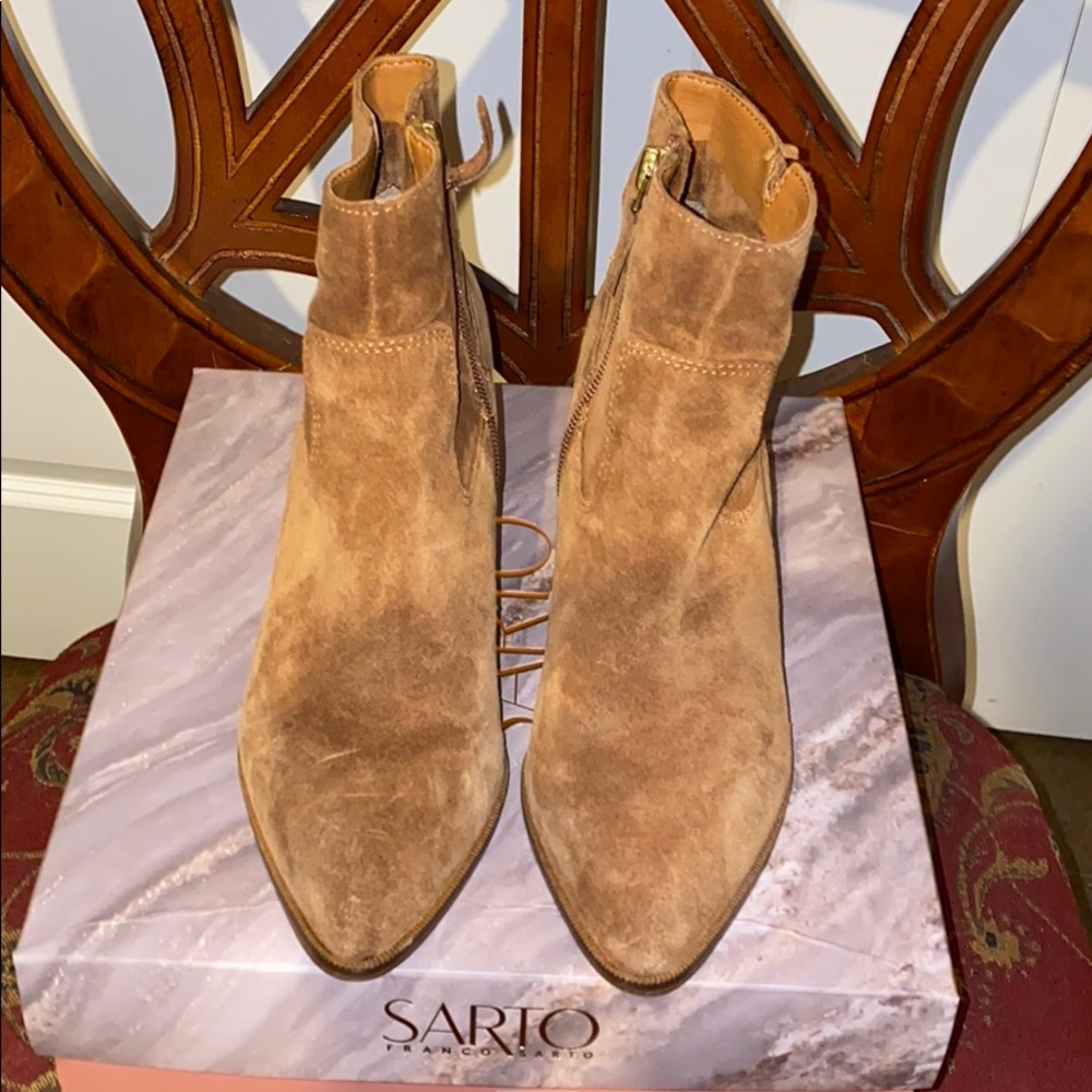 Franco Sarto whiskey color boots
